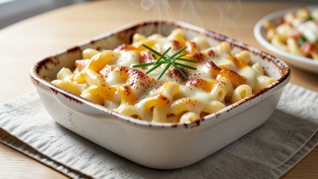 Baked Mac and Cheese Recipe 8x8 Pan: Crispy Top, Melty Core Magic