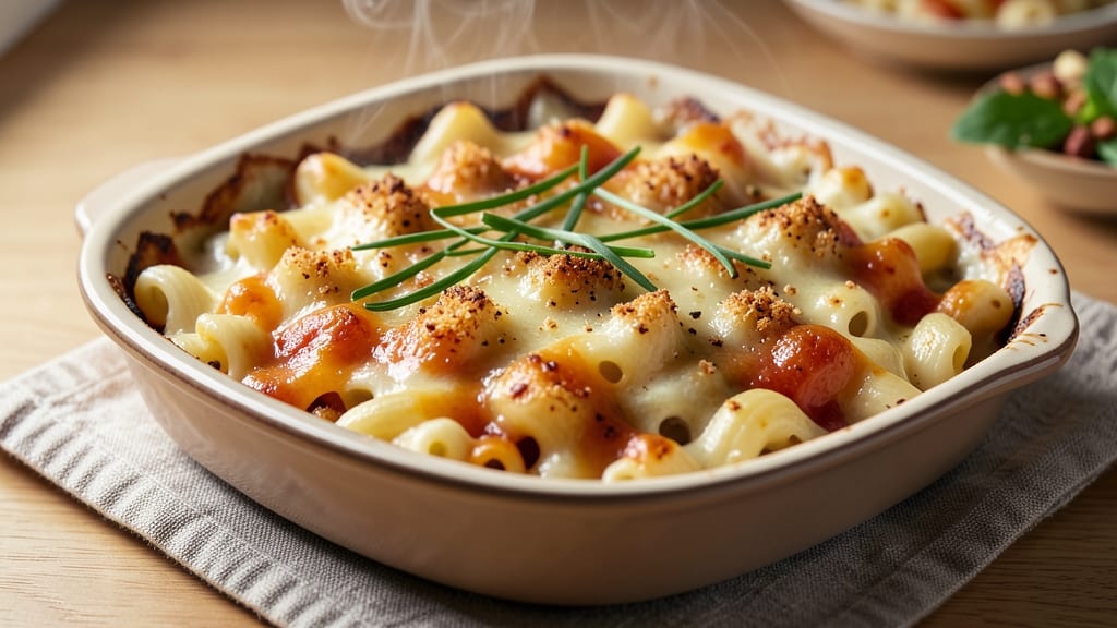Baked Mac and Cheese Recipe: Crispy Top, Melty Streaks, One-Pan Magic