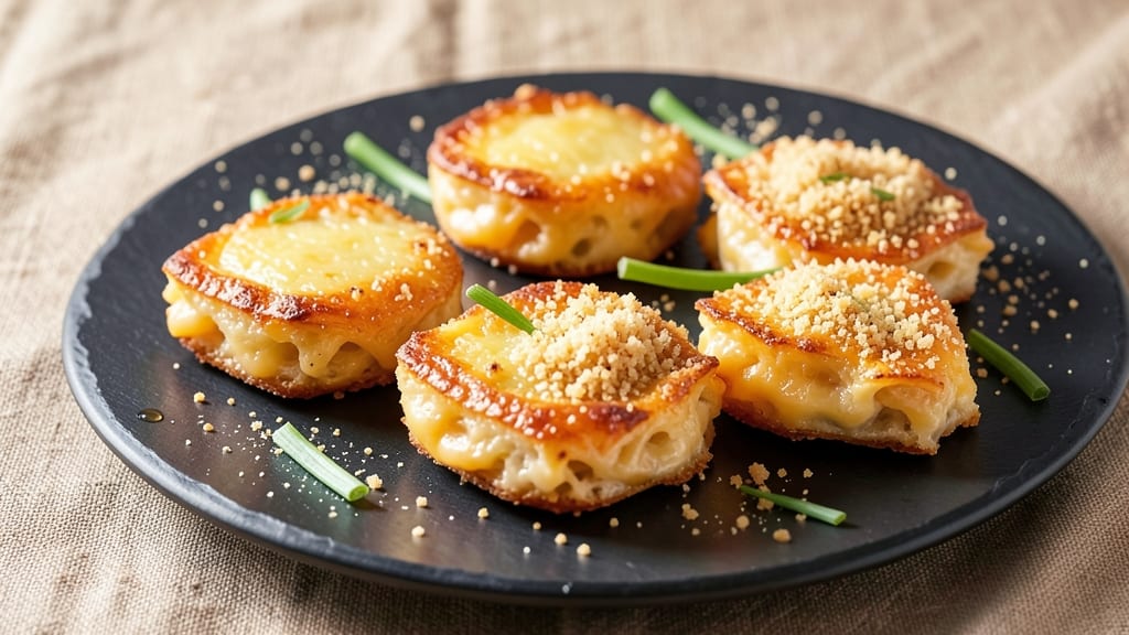 Baked Cheddar Cheese Bites Recipe: Crispy-Golden Shells With Melty Centers
