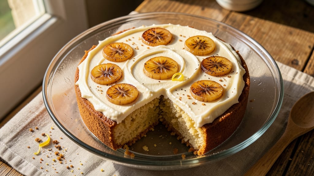 Banana Cream Cheese Pound Cake Recipe: Swirled Layers of Vanilla Dream and Tangy Cream Cheese